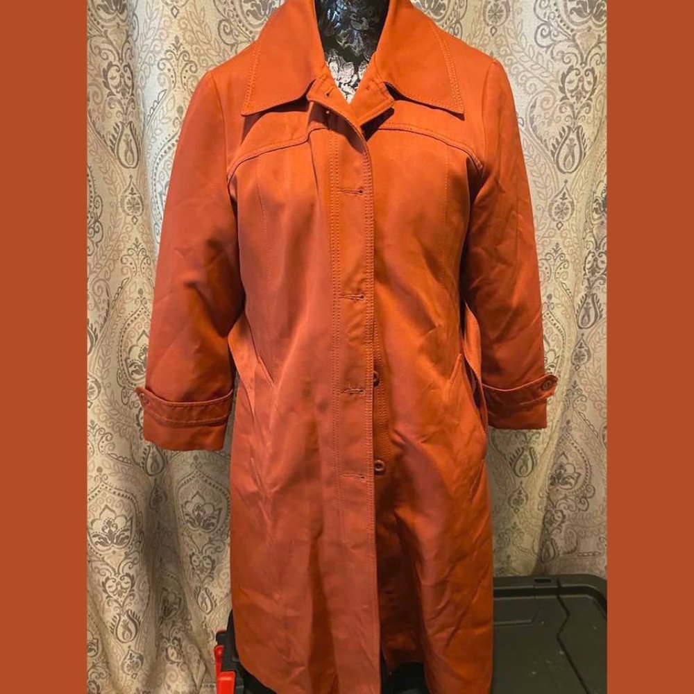 Vintage Forecaster of Boston 100% Woven Trench Coat, 13/14